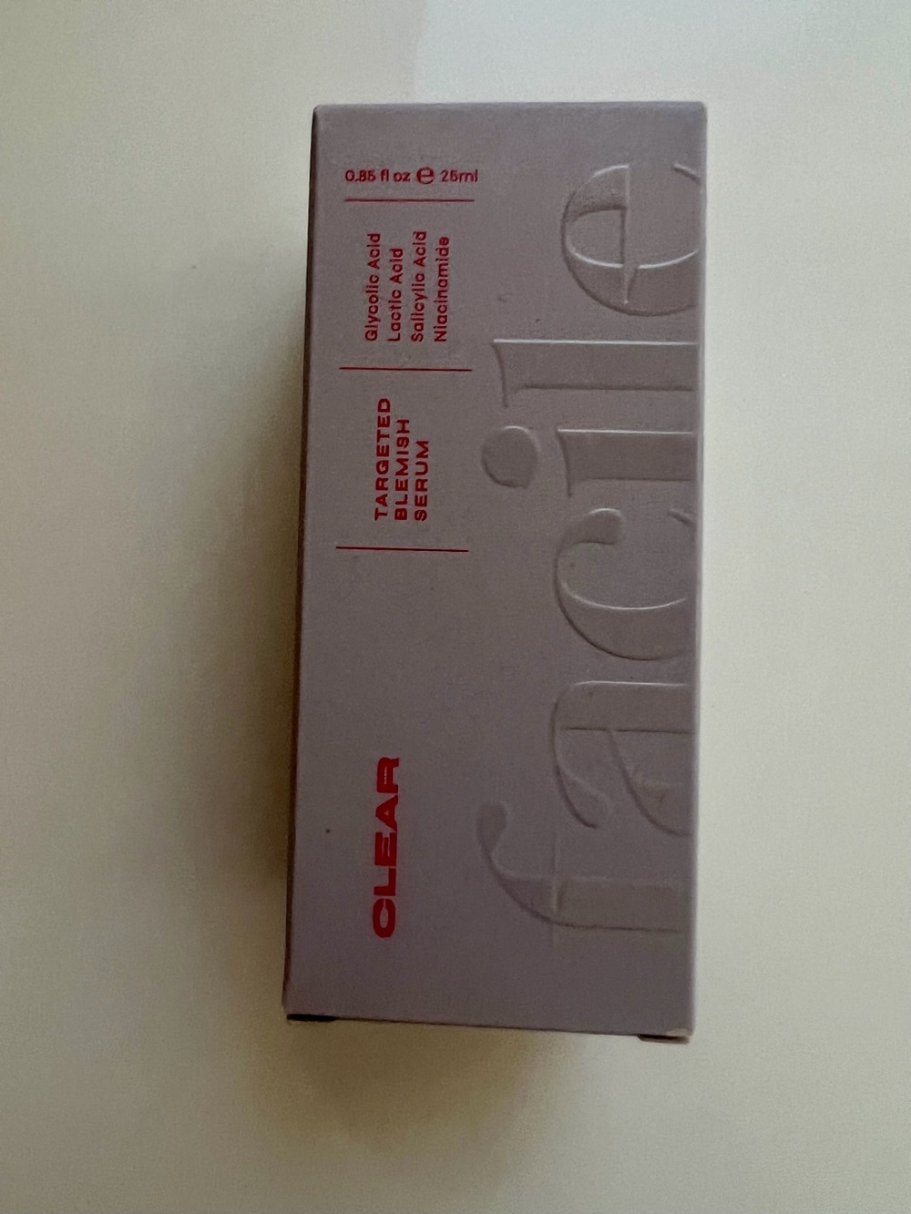 Facile - CLEAR - Exfoliating Serum for Blemishes - NEW